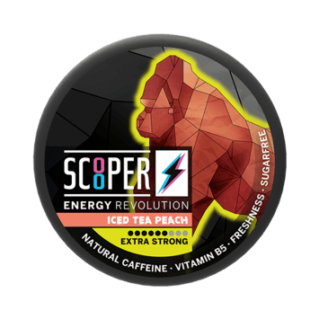 SCOOPER ENERGY ICED TEA PEACH